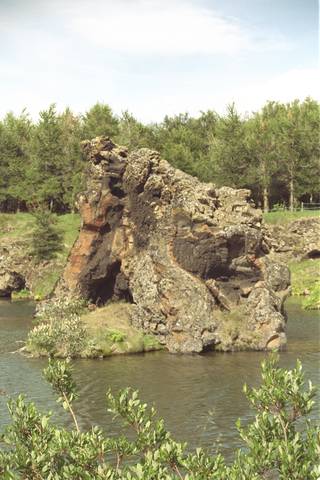 Felsen im M&yacute;vatn