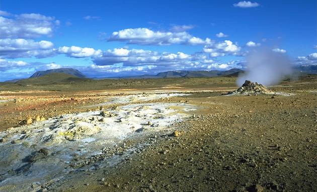 Hverar�nd am Abend.