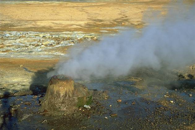 Hverar�nd am Abend.