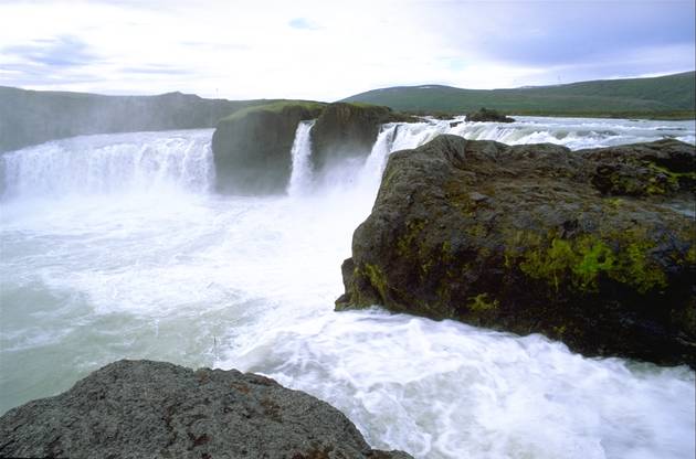 Go&eth;afoss - Touristenblick
