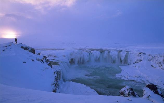 Go&eth;afoss in evening light