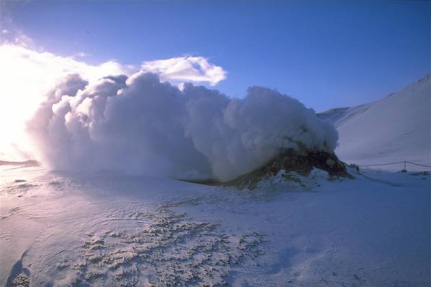 Hot spring at Hverar&ouml;nd