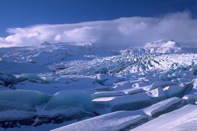 At glacier Brei�amerkurj�kull