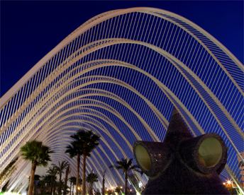 Garten vor dem Konferenzgeb�ude